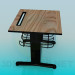 3d model Single desk - preview