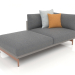 3d model Sofa module, section 2 left (Quartz gray) - preview