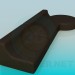3d model Sofá de estricto - vista previa