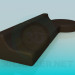 3d model Sofá de estricto - vista previa