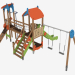 3d model Children's play complex (V1204) - preview