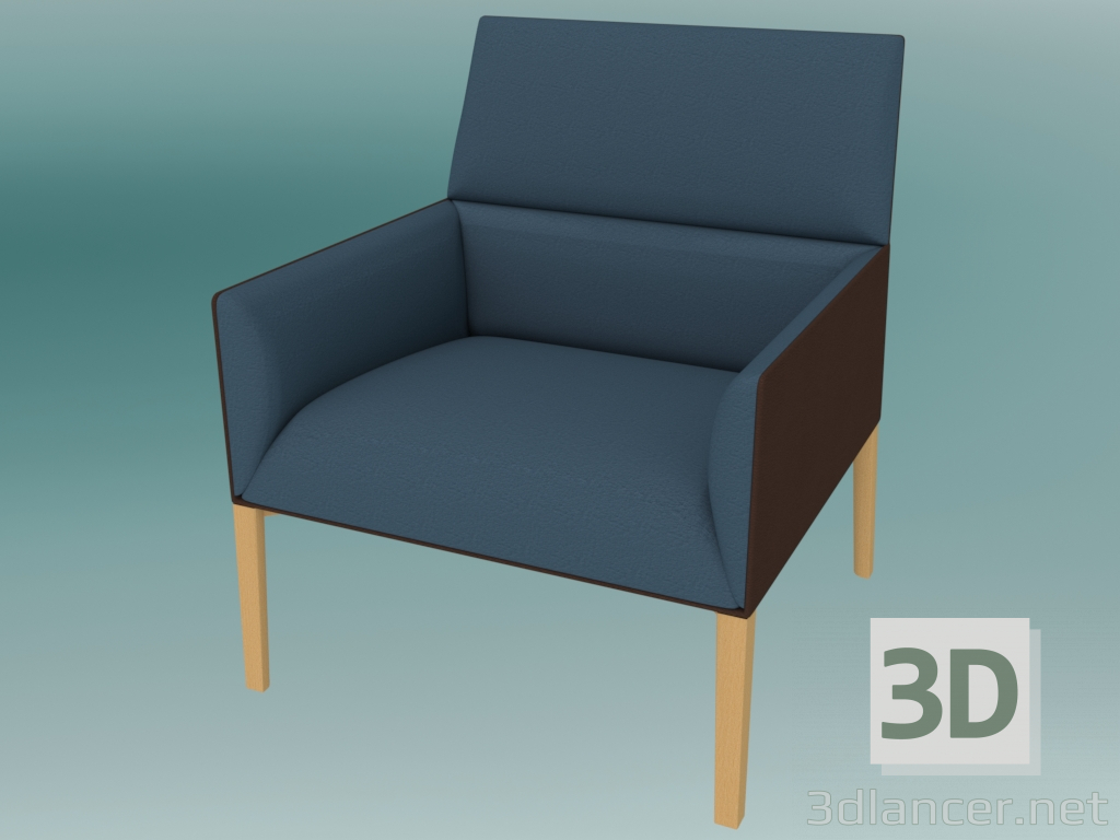 modello 3D Poltrona (A20HW) - anteprima