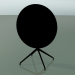 3d model Round table 5711, 5728 (H 74 - Ø79 cm, folded, Black, V39) - preview