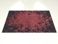 Tapis noué, design Christal