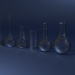 3d Chemical test tubes. model buy - render