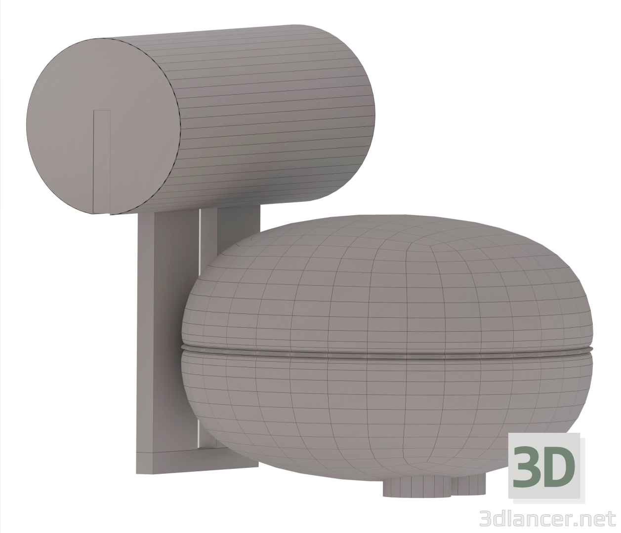 Sessel NORR11 HIPPO 3D-Modell kaufen - Rendern