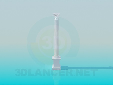 modello 3D Colonna - anteprima