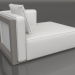 3d model Sofa module, section 2 right (Quartz gray) - preview