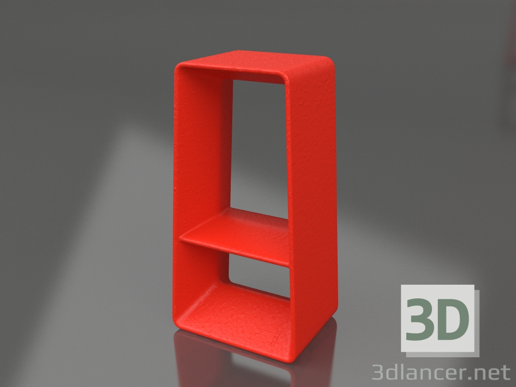 modèle 3D Tabouret haut (Rouge) - preview