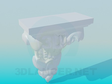 3d model Element of the cornice - preview