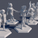 Figuras 3D modelo Compro - render