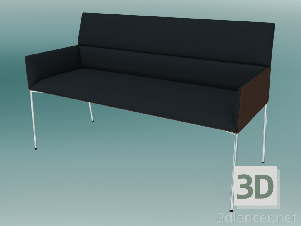 3d model Banco doble (B20H) - vista previa