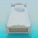 Modelo 3d Cama de solteira - preview