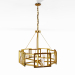 3d Marco 5 Light Chandelier in White Gold with Clear Glass модель купить - ракурс