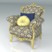 3d model Armchair (art. 12417) - preview