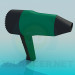 3d model Hair Dryer - preview