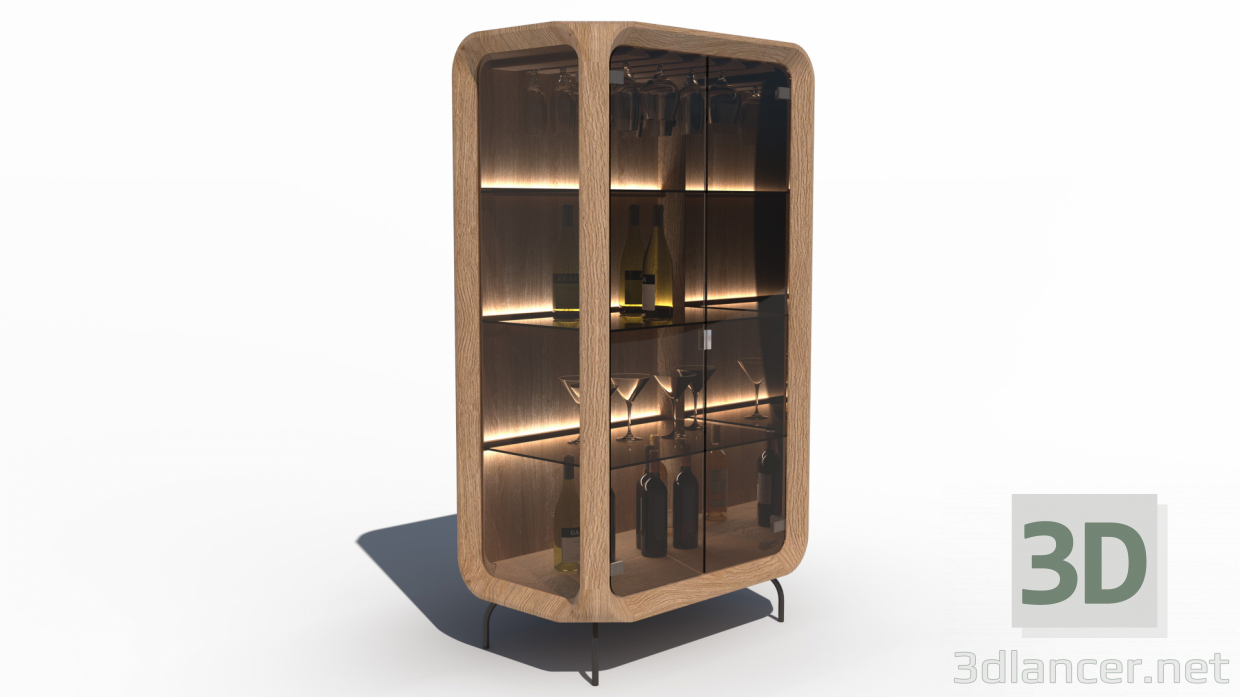 3d Showcase 81 model buy - render