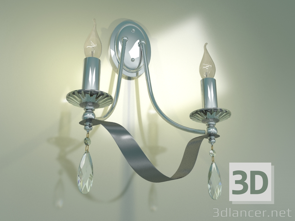 3d model Sconce 60064-2 (chrome) - preview