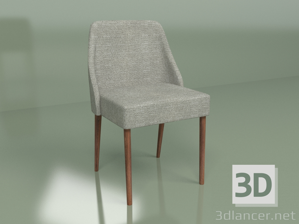 Modelo 3d Cadeira Shino (cinza) - preview