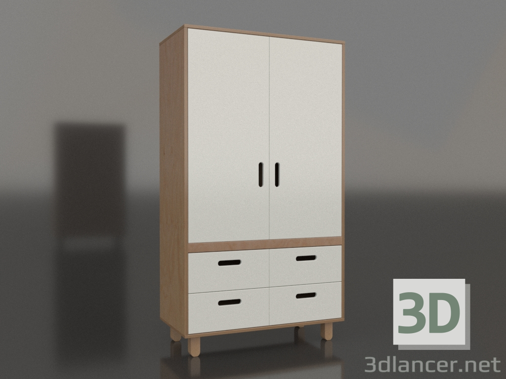 3d model Armario cerrado TUNE HS (WHTHCA) - vista previa