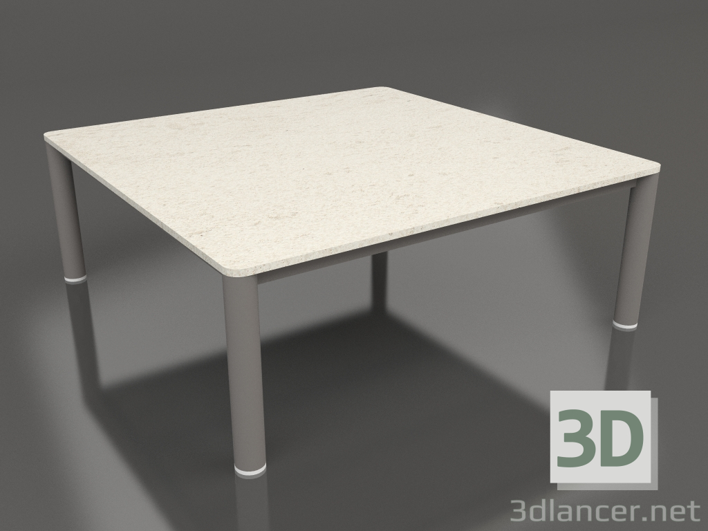 3D modeli Orta sehpa 94×94 (Kuvars grisi, DEKTON Danae) - önizleme