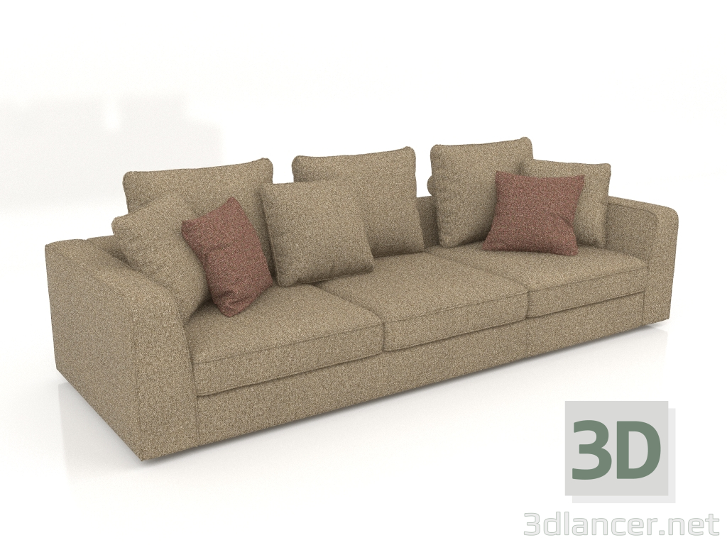 3d model Cartier sofa 3 (Bengasi 05) - preview