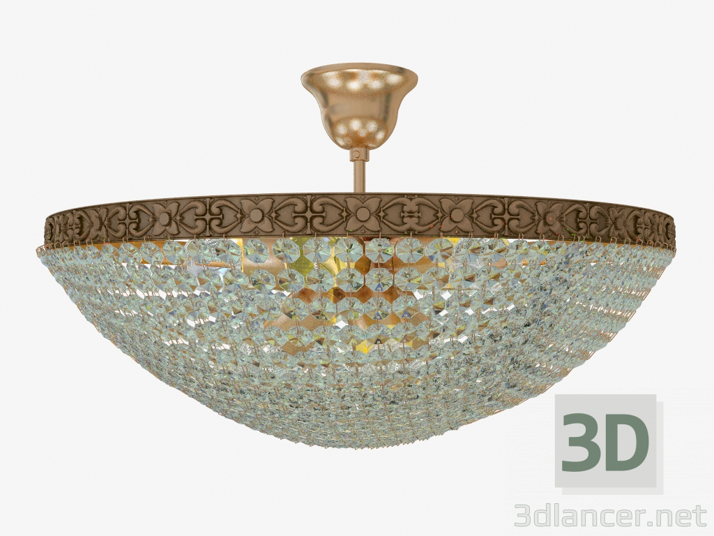 3d model Araña SFERA MODERNO (D783-PT50-3-G) - vista previa