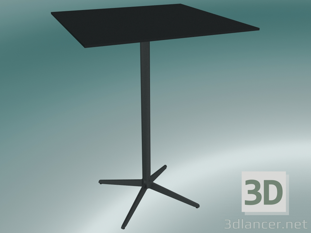 3D modeli Tablo MISTER X (9511-71 (80x80cm), H 108cm, siyah, siyah) - önizleme