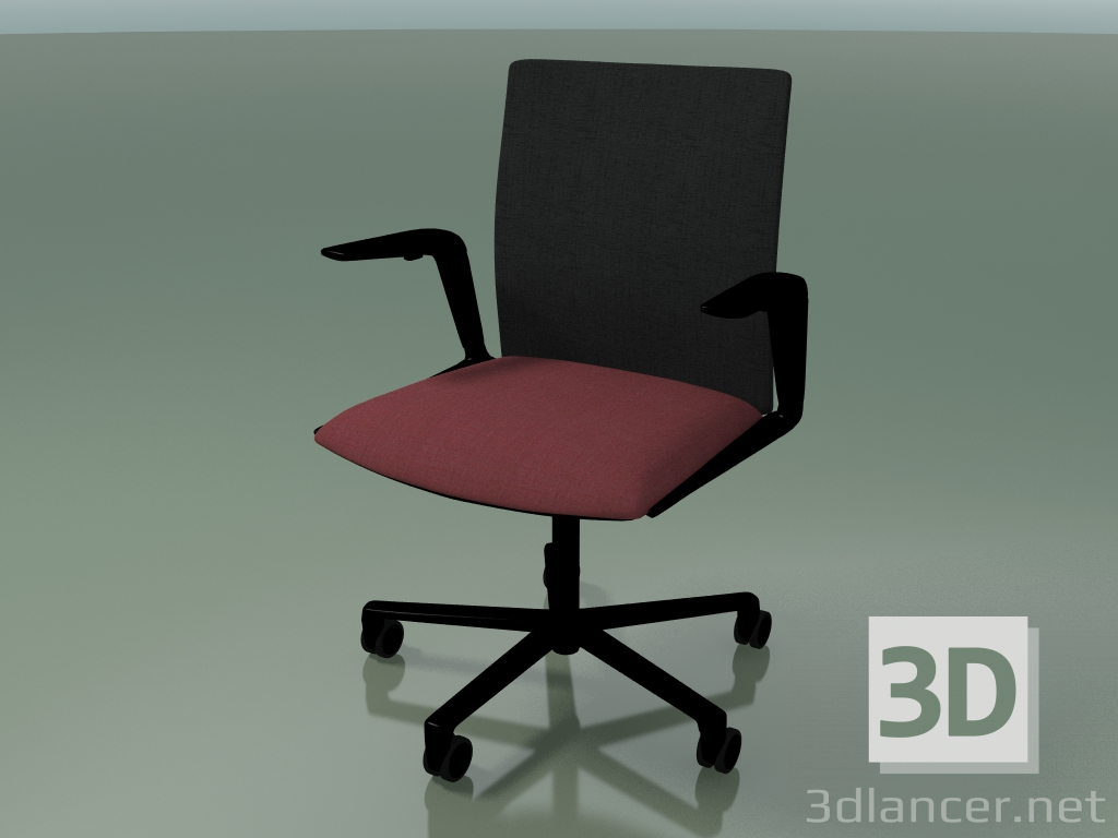 3d model Silla 4805 (5 ruedas, tapizado - malla y tela, V39) - vista previa