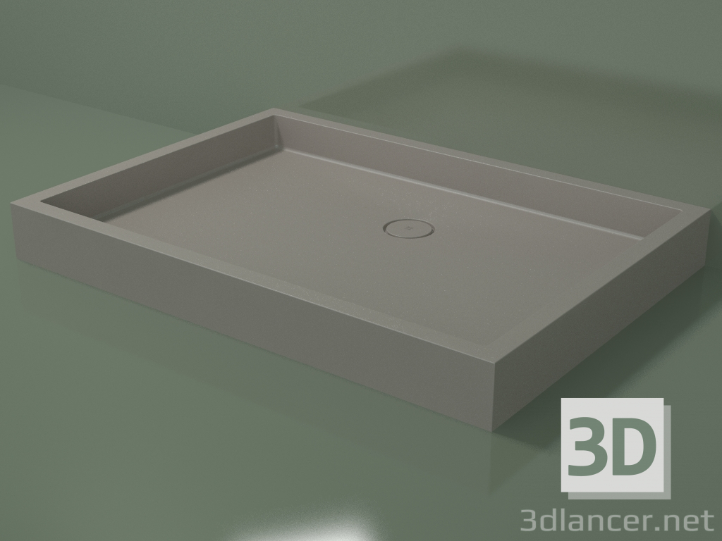 3d model Shower tray Alto (30UA0142, Clay C37, 140x100 cm) - preview