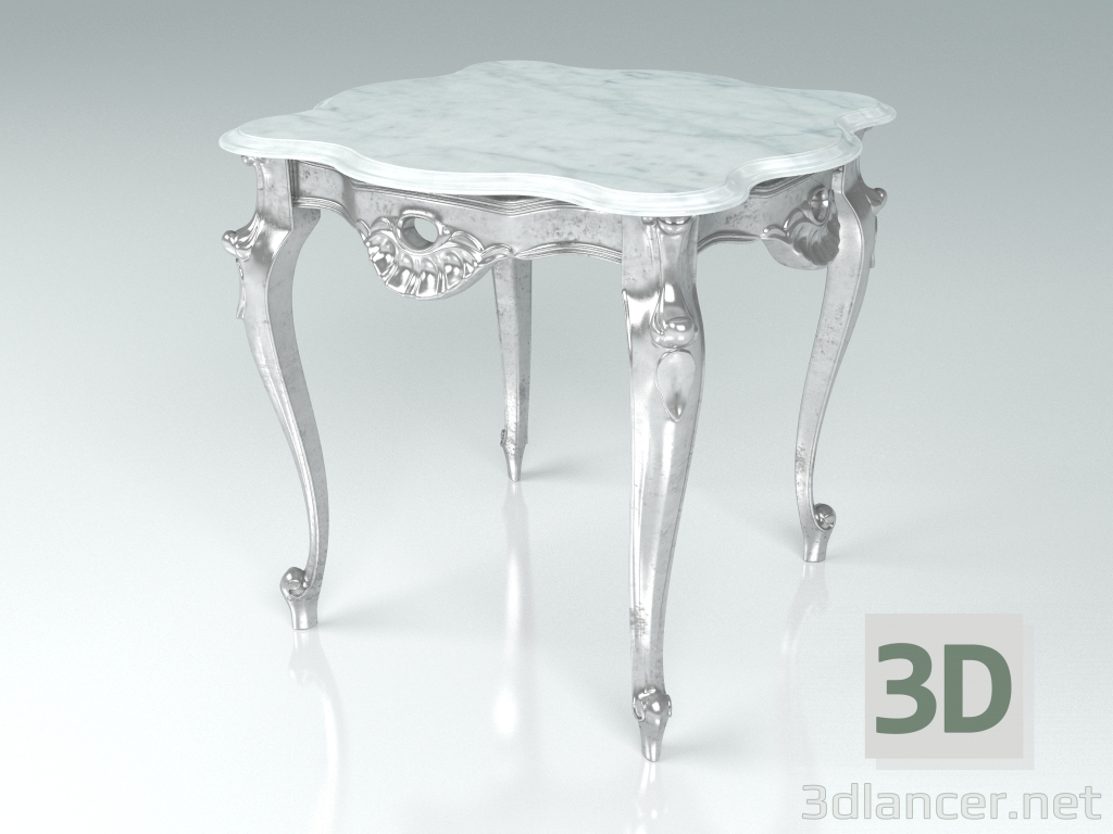 modello 3D Tavolo quadrato (art. 12618) - anteprima