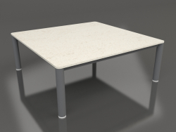 Couchtisch 94×94 (Anthrazit, DEKTON Danae)