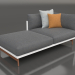 3d model Sofa module, section 2 left (White) - preview