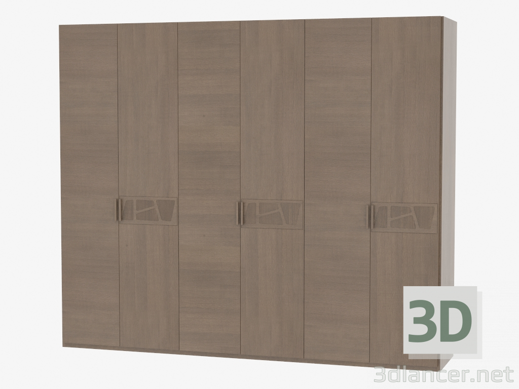 Modelo 3d Guarda-roupa 6 portas ARMON6 - preview