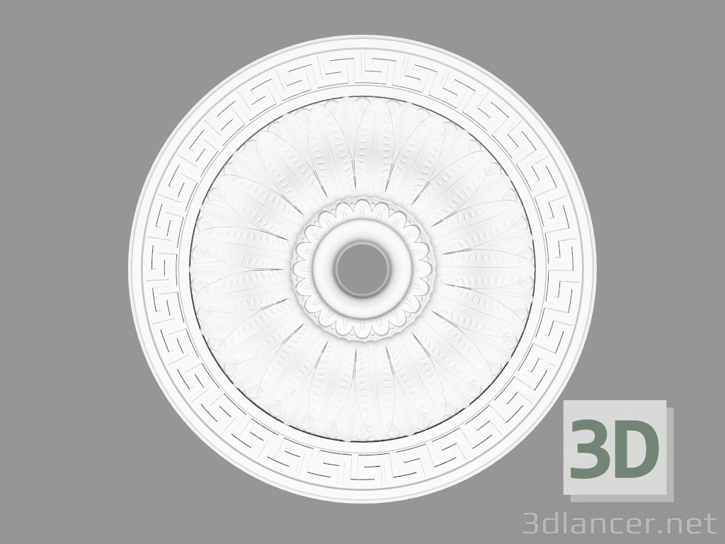 3d модель Розетка стельова (Р27) – превью