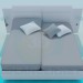 Modelo 3d Cama - preview