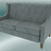 modèle 3D Sofa Barister (Gris) - preview