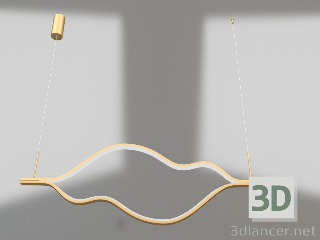 3d model Pendant Lynn matt gold (08258-140,33P) - preview