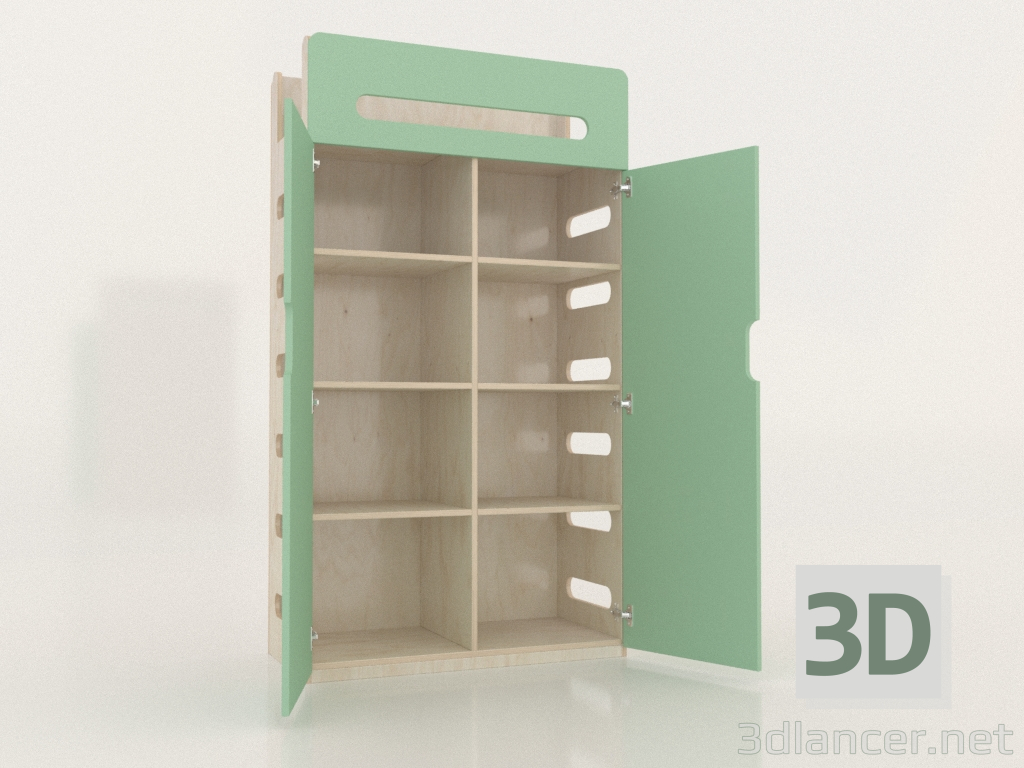 modello 3D Armadio aperto MOVE WB (WMMWB1) - anteprima