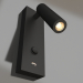 3d model Lamp SP-BED-CHARGE-S60x125-3W Warm3000 (BK, 20 deg, 230V) - preview