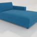 3d model Chaise longue 83 con reposabrazos a la derecha - vista previa