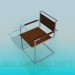 3d model Silla de metal - vista previa