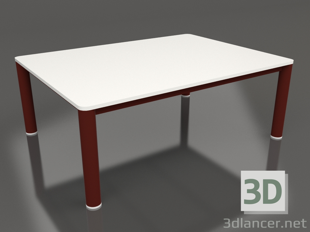 3D Modell Couchtisch 70×94 (Weinrot, DEKTON Zenith) - Vorschau