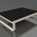 3d model Coffee table 120 (DEKTON Domoos, Sand) - preview