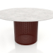 3d model Mesa de comedor Ø140 (Rojo vino) - vista previa