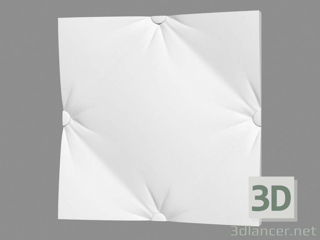 3d model Panel de pared de yeso (artículo 183) - vista previa