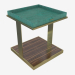 3d model Coffee table LOUIS (45х45хН45) - preview