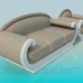modèle 3D Sofa avec chaise - preview