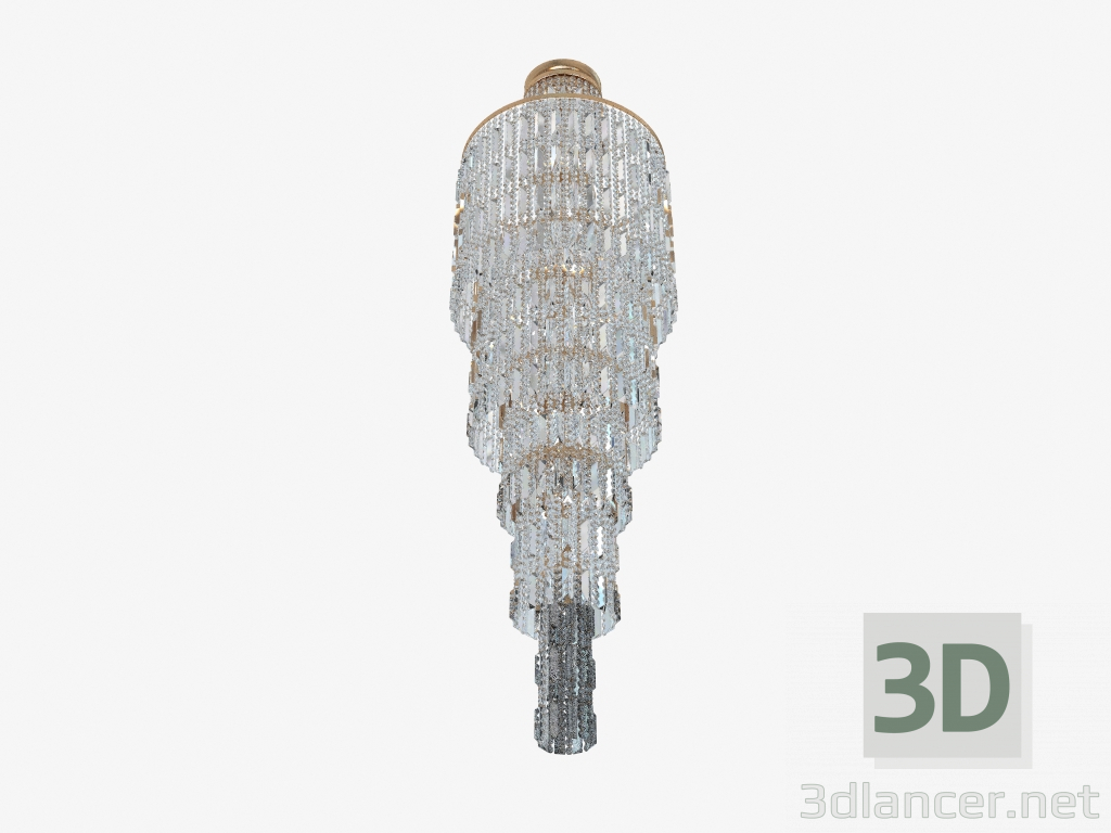 3D Modell Kronleuchter NIAGARA (DIA003-PT50-G) - Vorschau