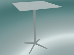 Mesa MISTER X (9511-71 (80x80cm), A 108cm, branco, branco)